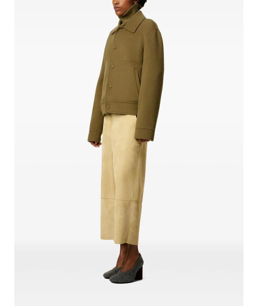 Ami Paris Хаки шерстяная куртка, фото 3