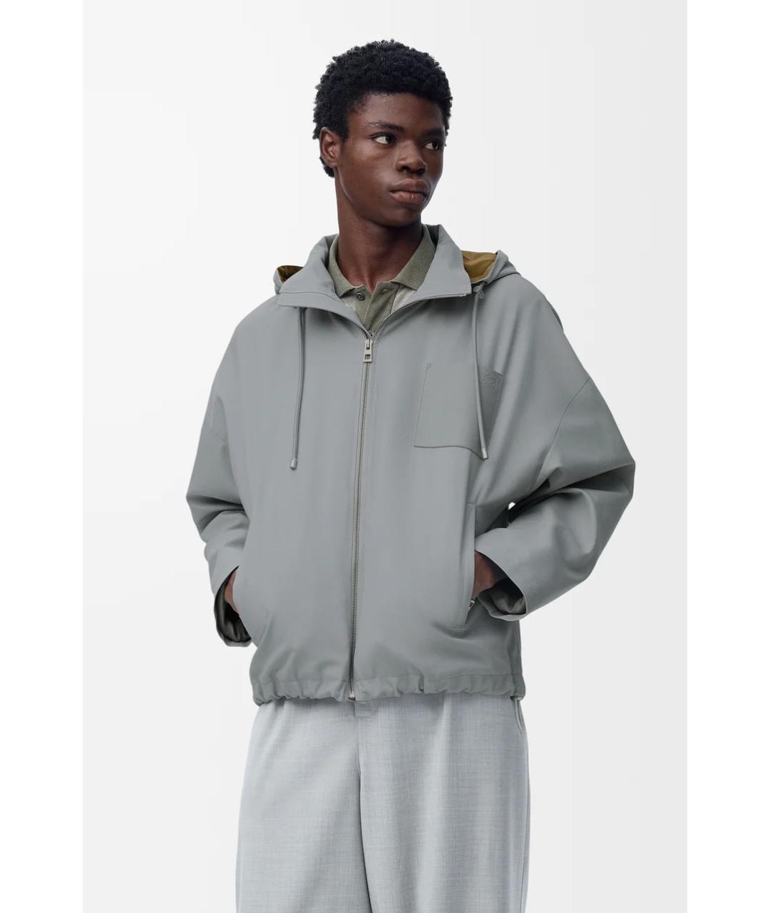 LOEWE Серая куртка, фото 3