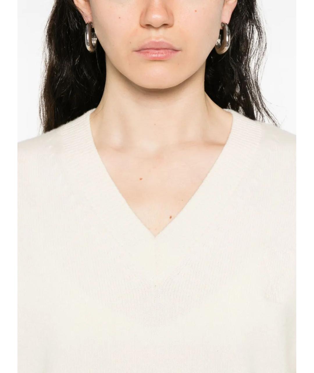 Ami Paris Белый шерстяной джемпер / свитер, фото 5