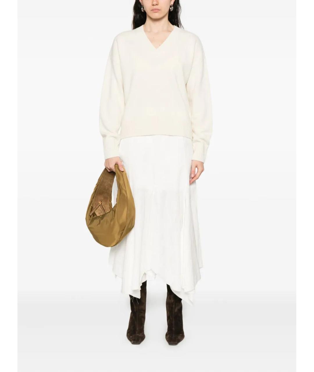 Ami Paris Белый шерстяной джемпер / свитер, фото 2