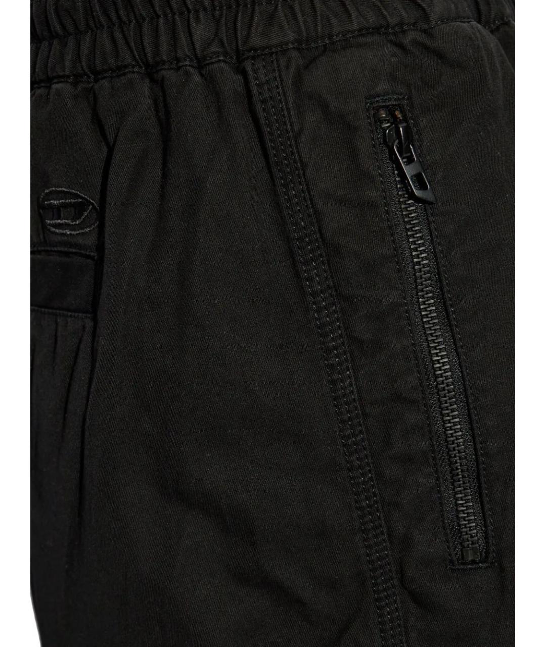 DIESEL Черные хлопковые шорты, фото 5