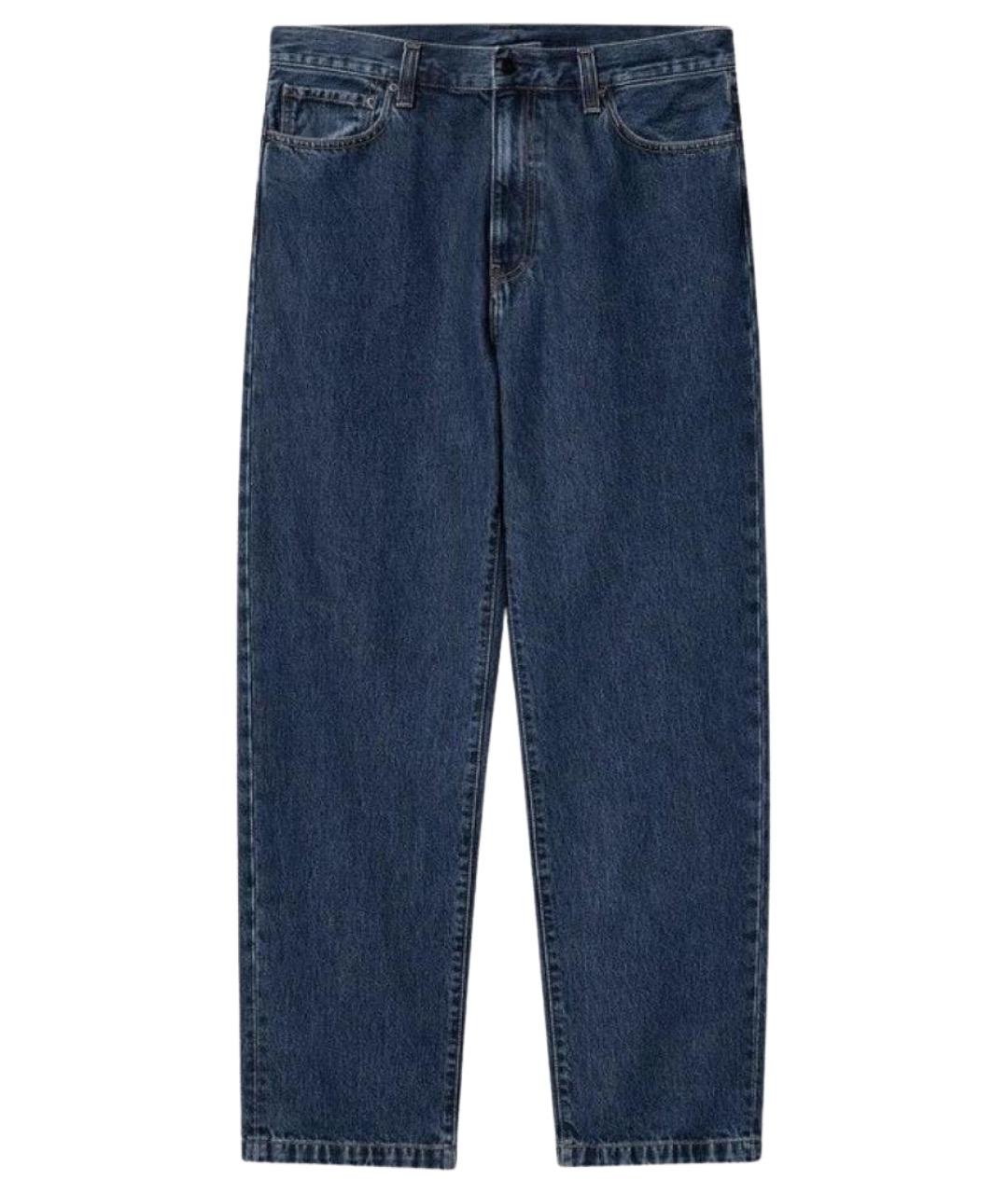 CARHARTT WIP Синие хлопковые повседневные брюки, фото 1