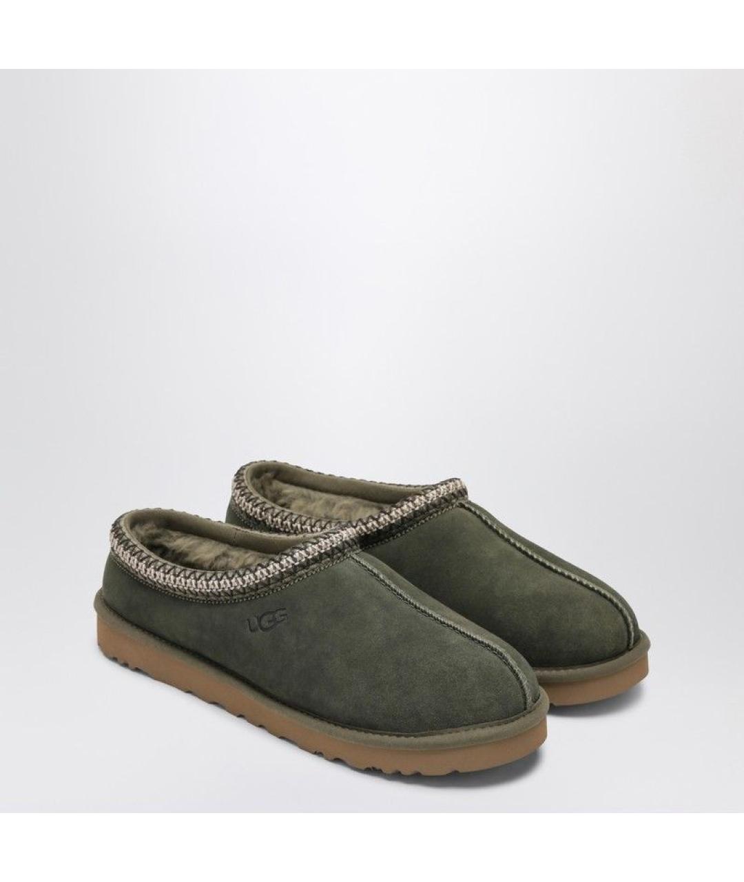 UGG AUSTRALIA Зеленые замшевые сандалии, фото 2