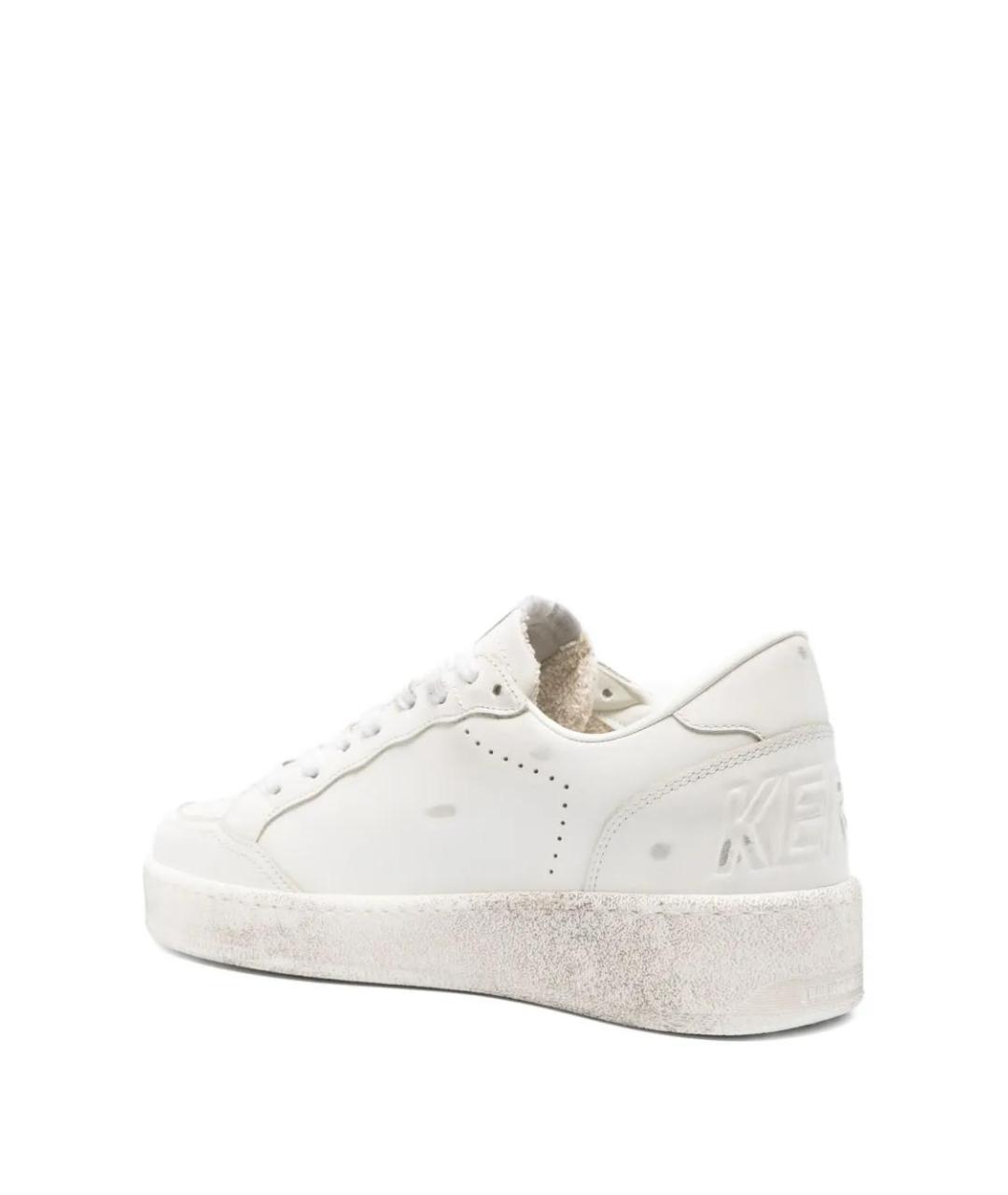 GOLDEN GOOSE DELUXE BRAND Белые кожаные кроссовки, фото 3