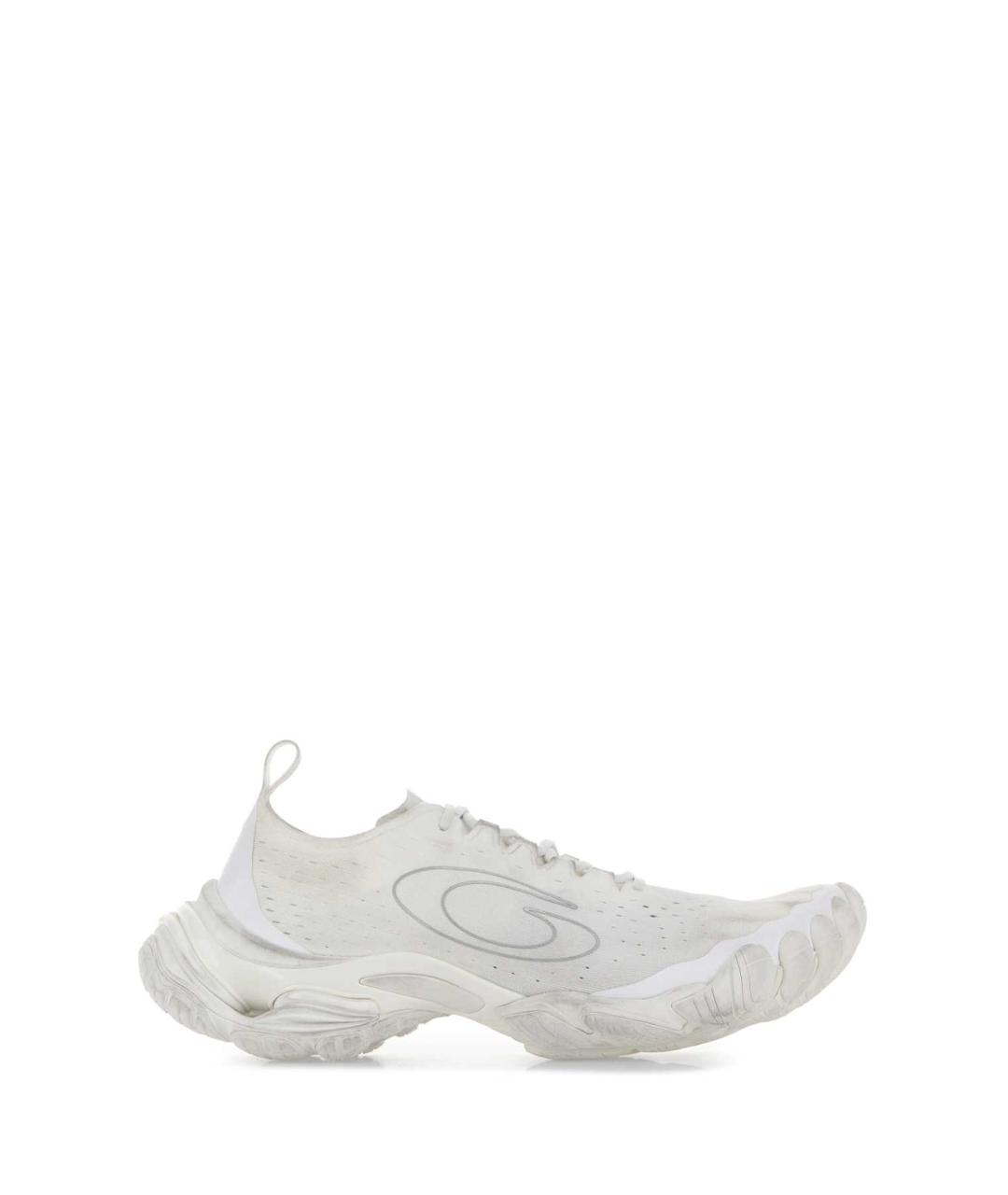 BALENCIAGA Белые синтетические низкие кроссовки / кеды, фото 1