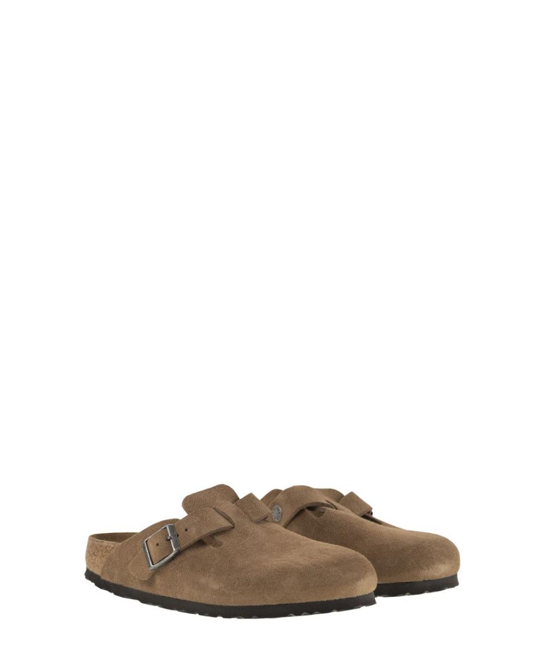 BIRKENSTOCK Коричневые замшевые туфли, фото 4