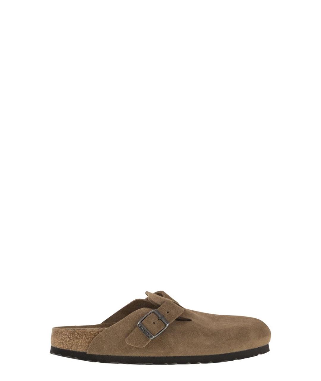 BIRKENSTOCK Коричневые замшевые туфли, фото 1