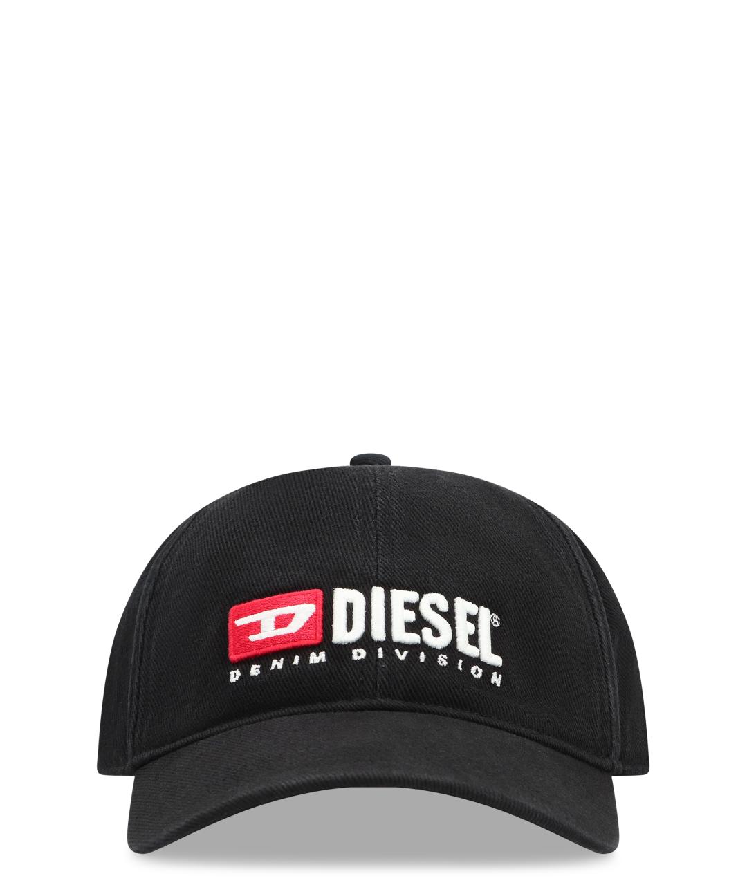 DIESEL Черная хлопковая кепка/бейсболка, фото 1