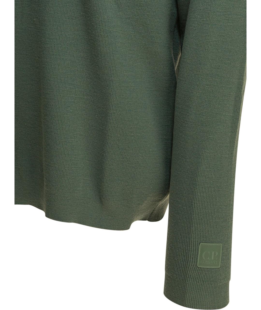 CP COMPANY Зеленый полиэстеровый джемпер / свитер, фото 4