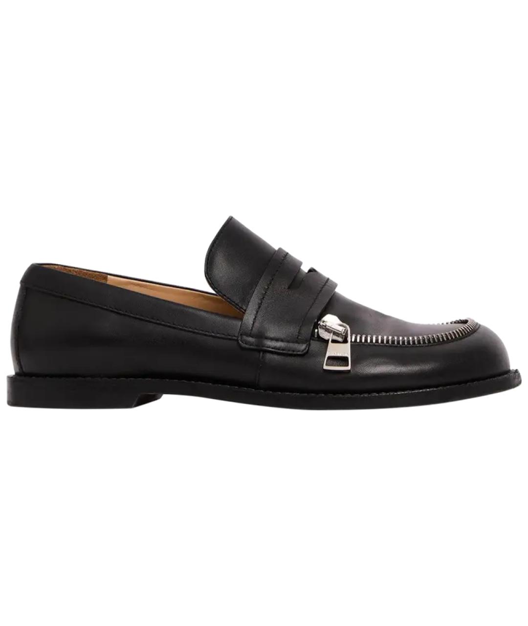 J.W.ANDERSON Черные кожаные лоферы, фото 1