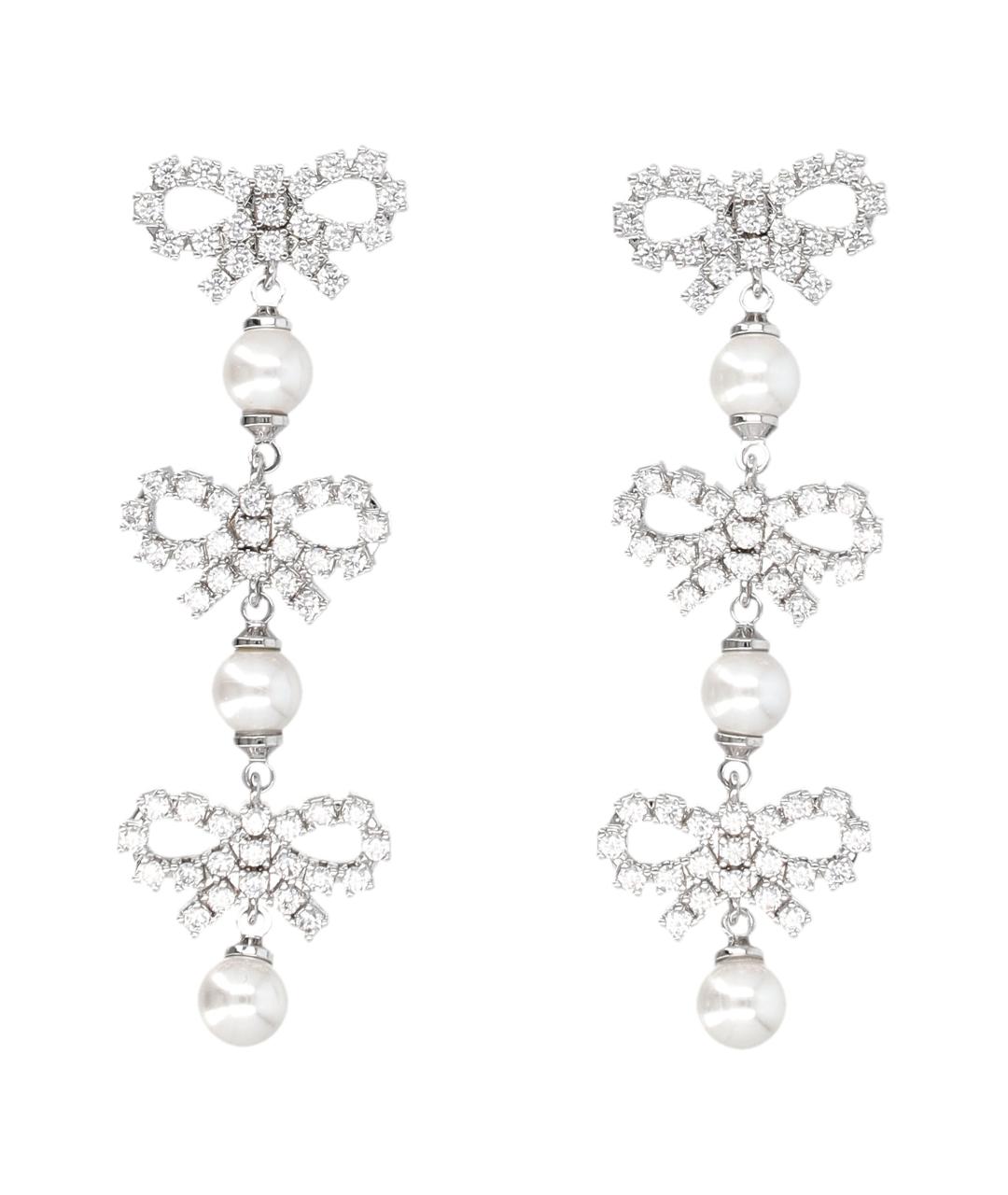 SELF-PORTRAIT Серебряные латунные серьги, фото 1