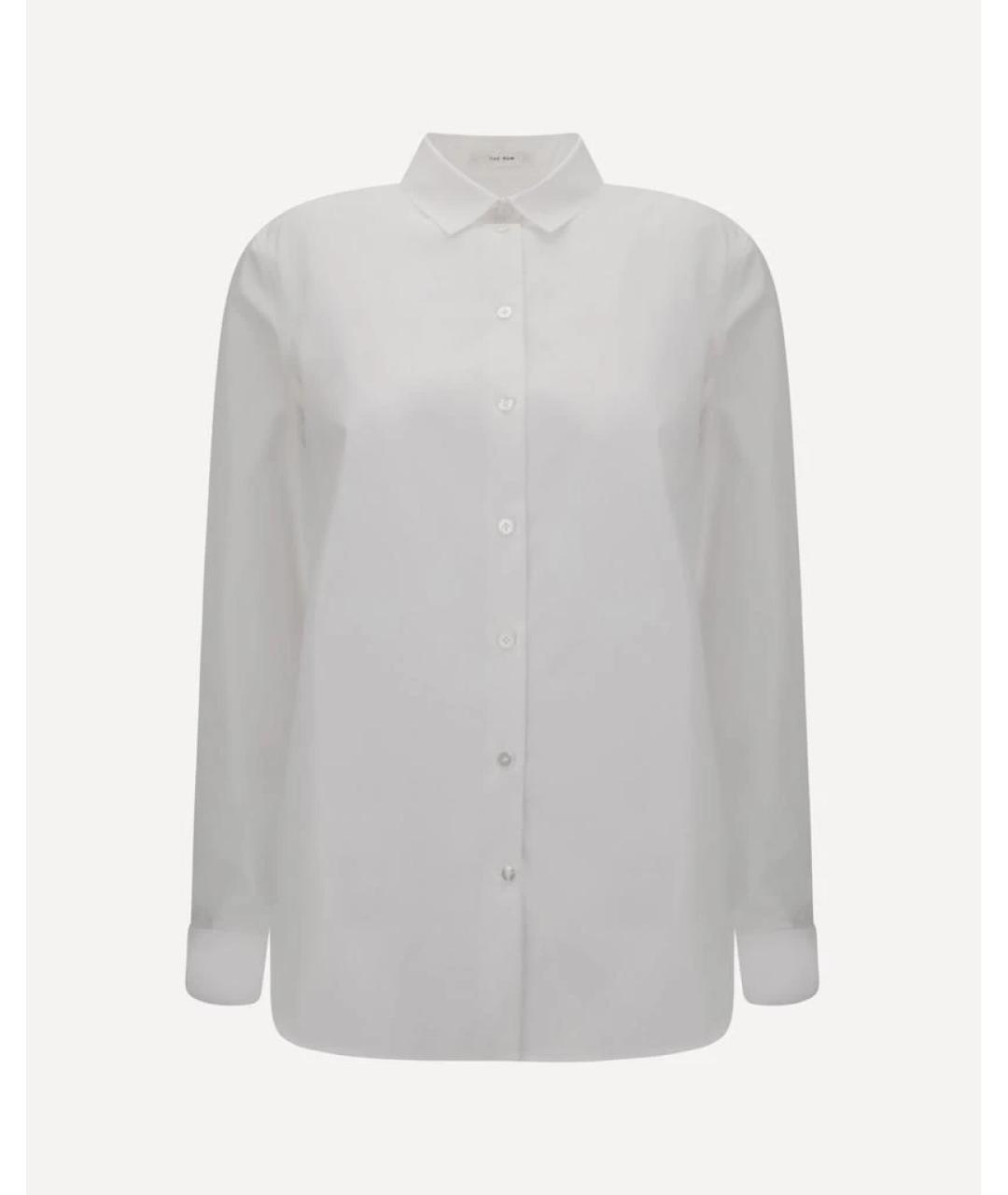 THE ROW Белая хлопковая рубашка, фото 6