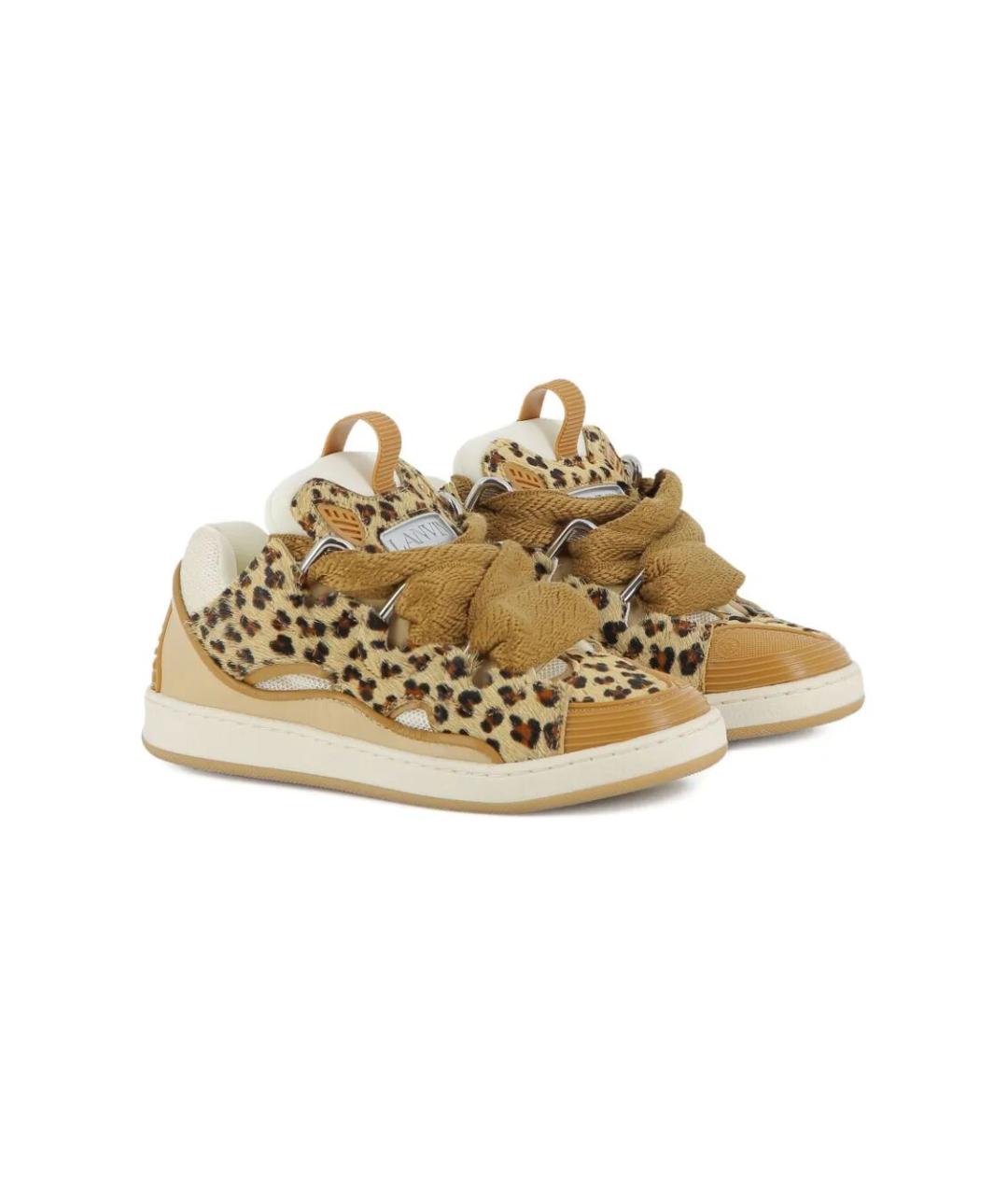 LANVIN Мульти текстильные кроссовки, фото 4