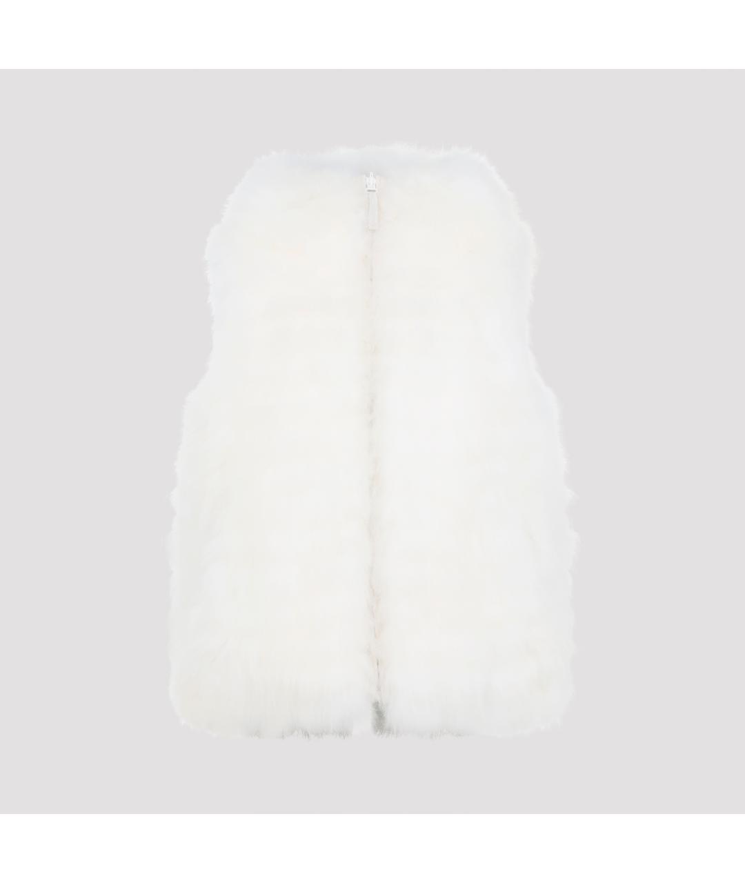 YVES SALOMON Белый жилет, фото 2