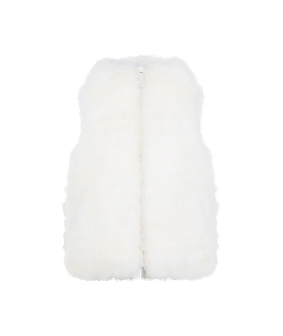 YVES SALOMON Белый жилет, фото 1