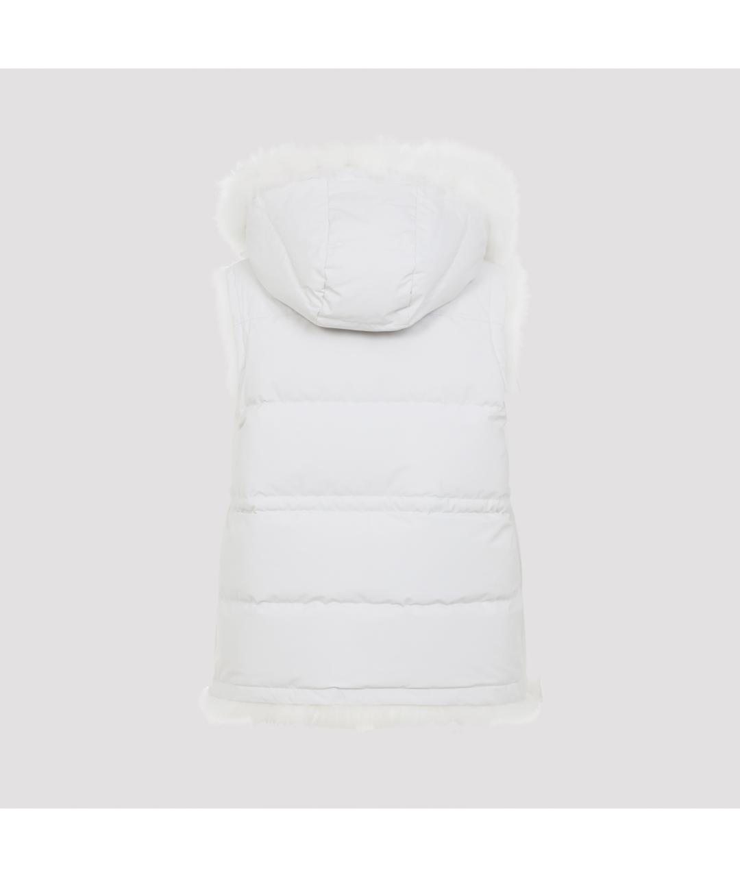 YVES SALOMON Белый жилет, фото 5