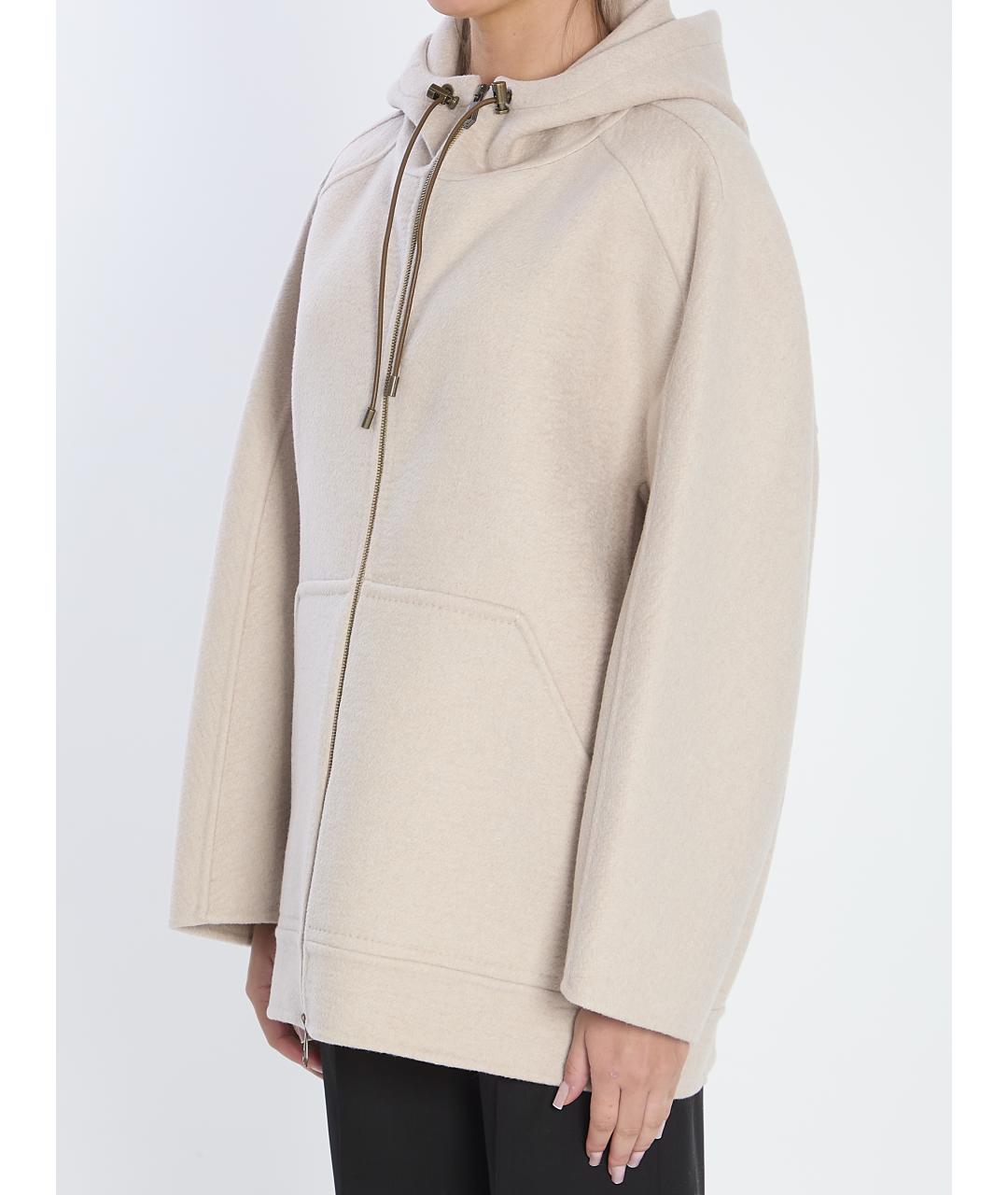 MAX MARA Бежевая кашемировая куртка, фото 3