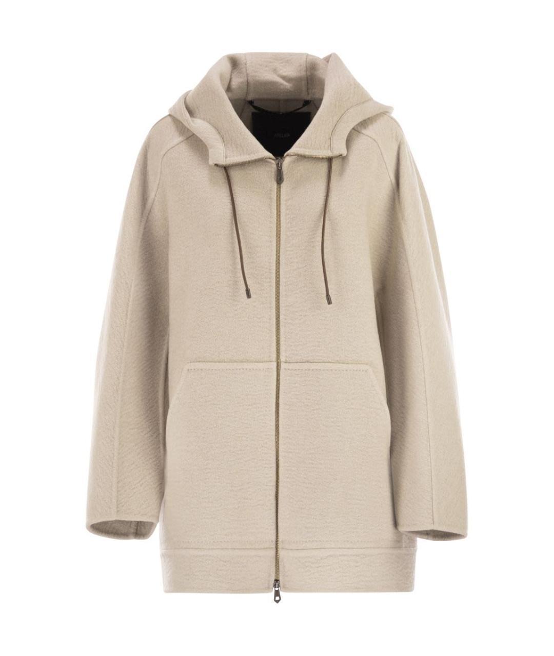 MAX MARA Бежевая кашемировая куртка, фото 1