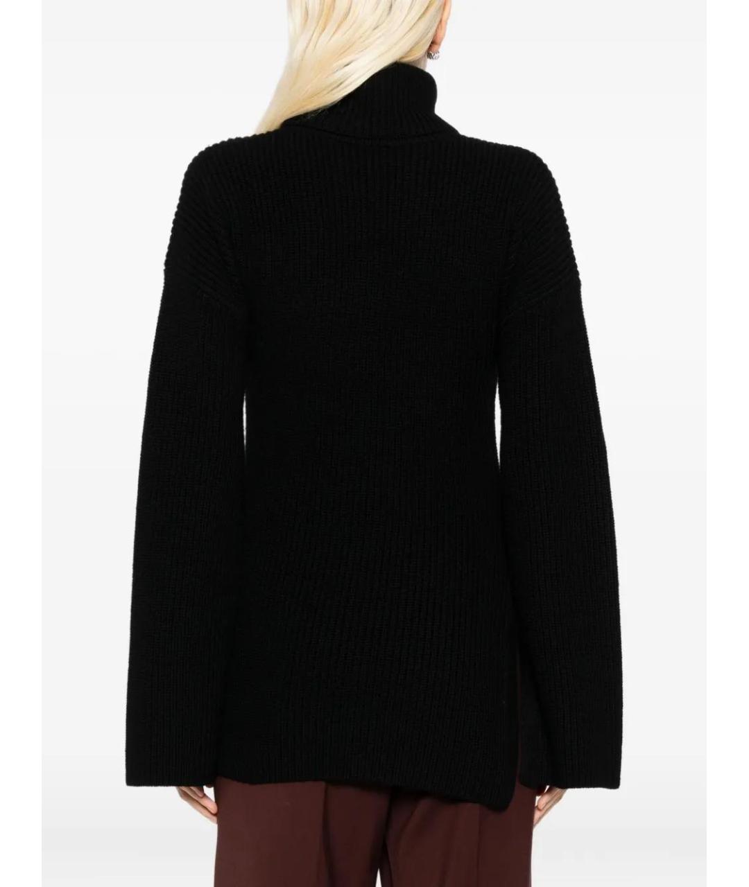TOTEME Черная шерстяная водолазка, фото 3