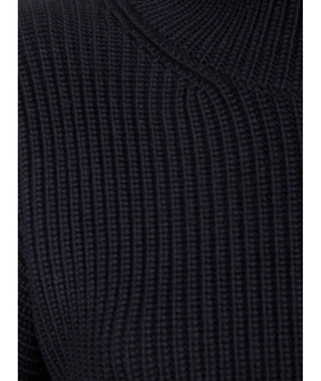 TOTEME Черная шерстяная водолазка, фото 2