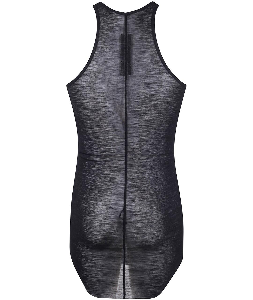RICK OWENS Черная майка, фото 2