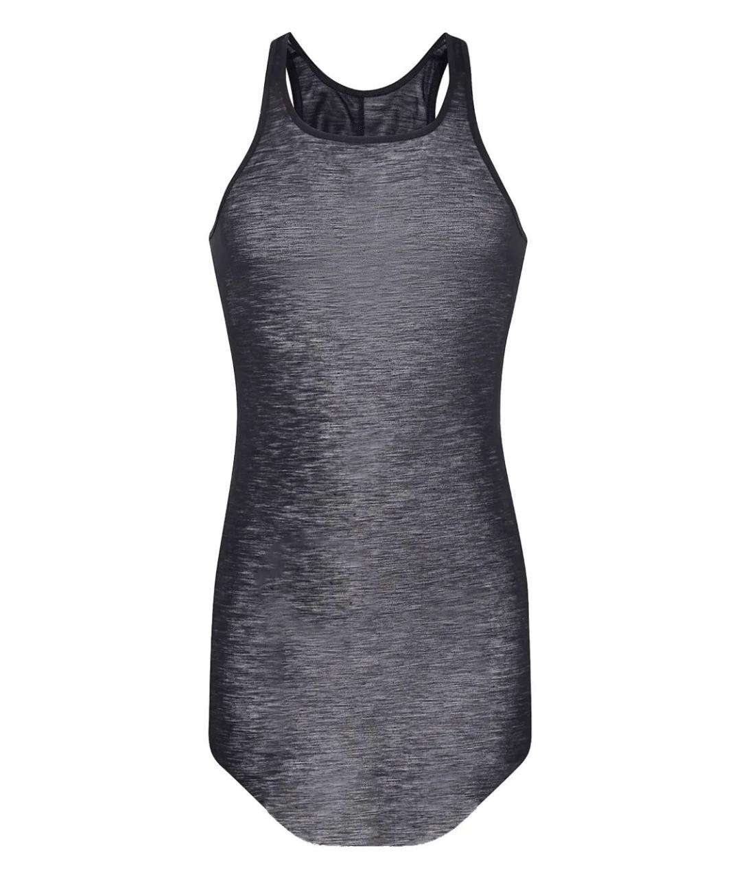 RICK OWENS Черная майка, фото 4