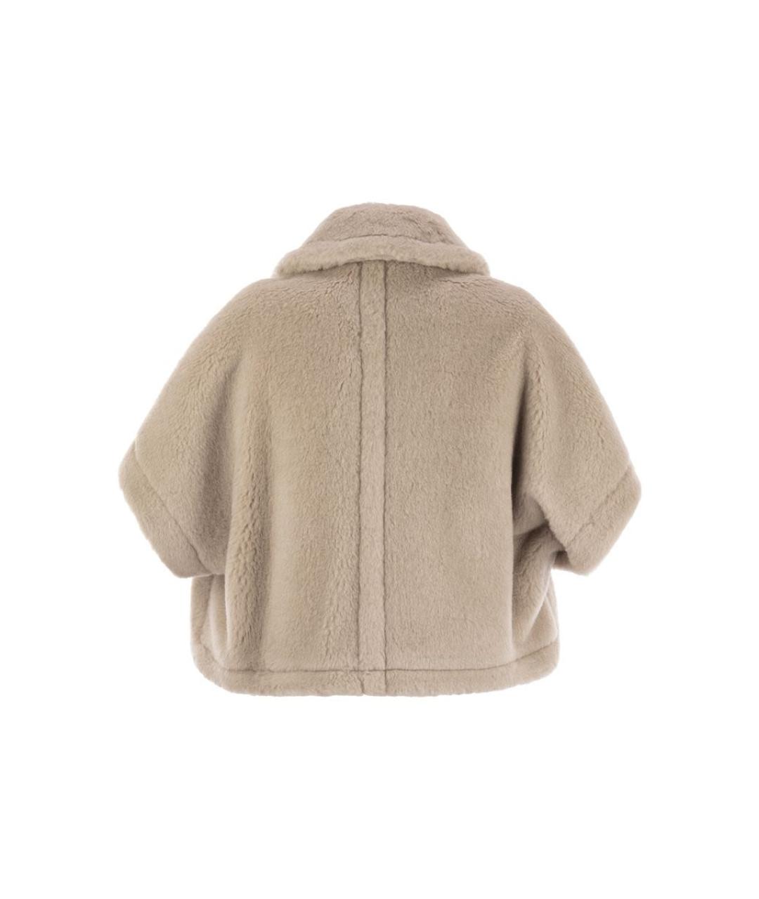 MAX MARA Бежевый шерстяной жилет, фото 2