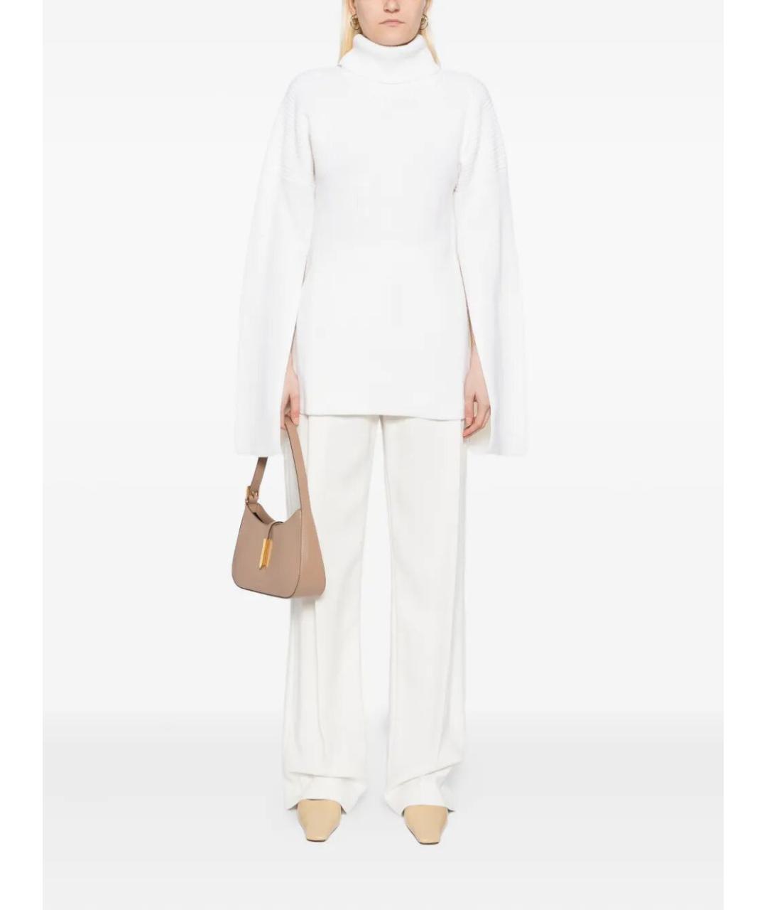 TOTEME Белый шерстяной джемпер / свитер, фото 5