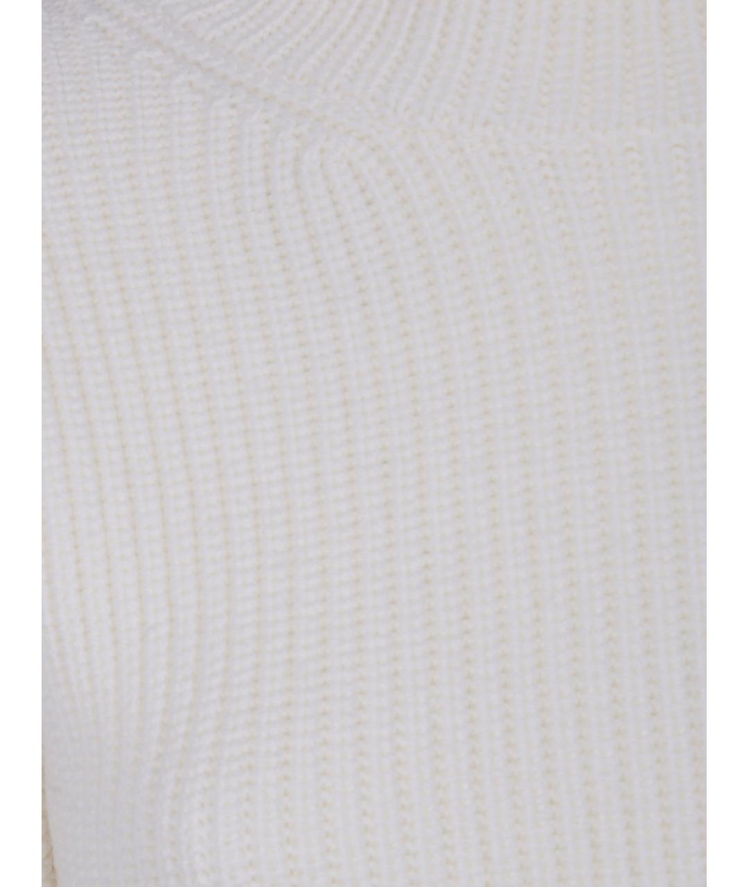 TOTEME Белый шерстяной джемпер / свитер, фото 3