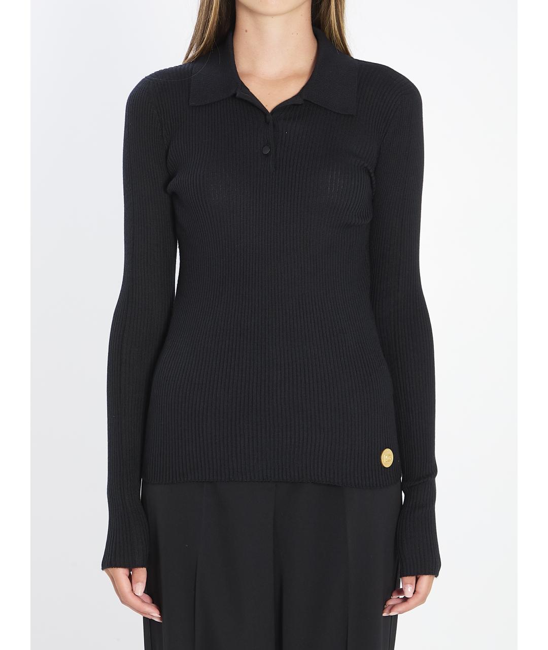 DOLCE&GABBANA Черный кашемировый джемпер / свитер, фото 2