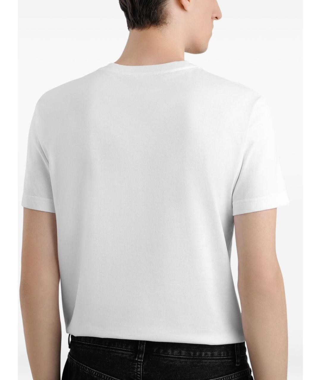 DOLCE&GABBANA Белая хлопковая футболка, фото 5