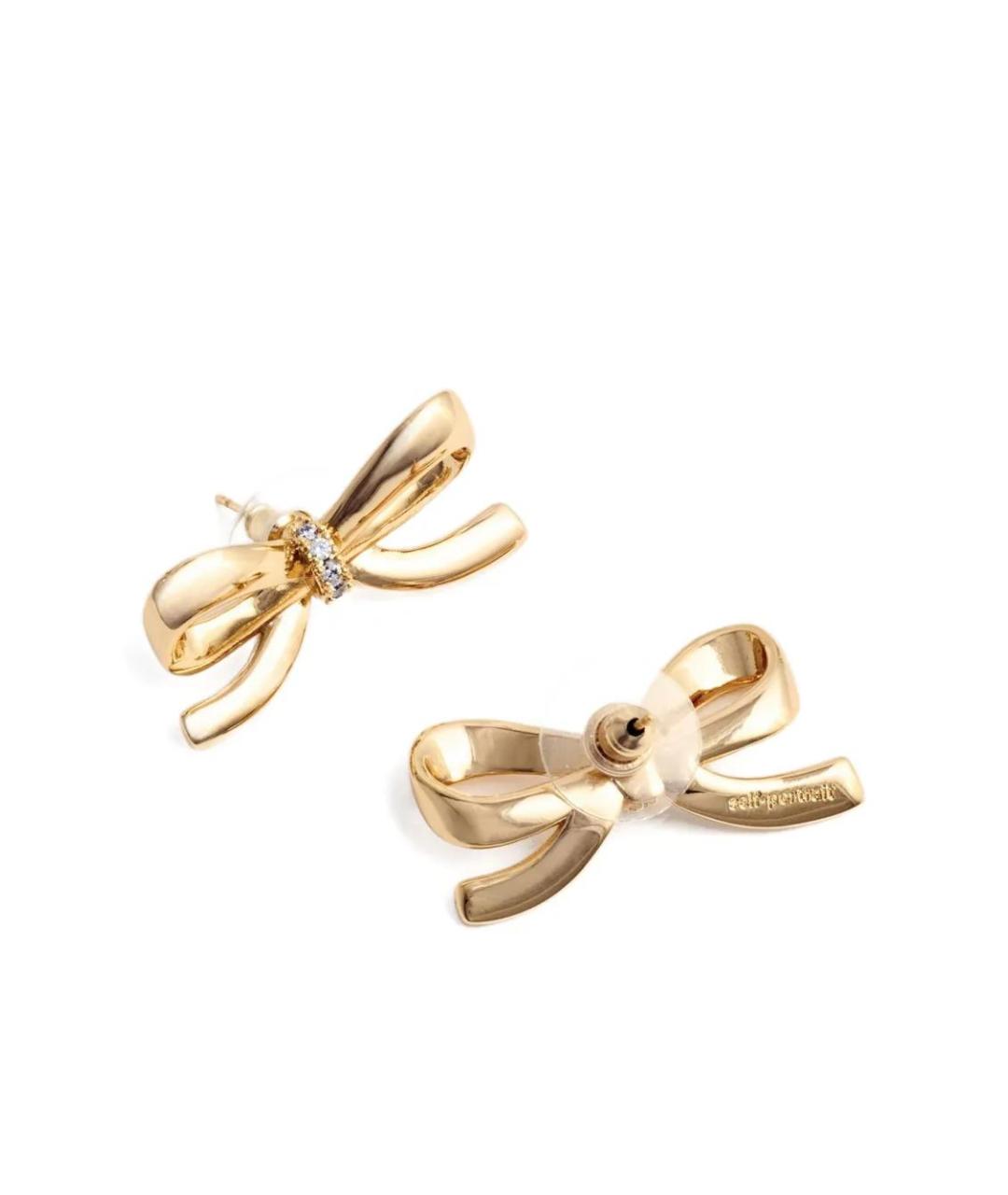 SELF-PORTRAIT Золотые латунные серьги, фото 2