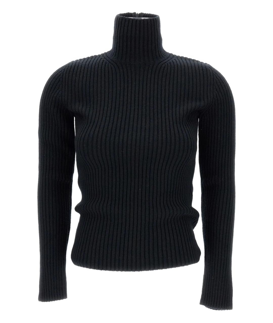 MAX MARA Черный шерстяной джемпер / свитер, фото 1