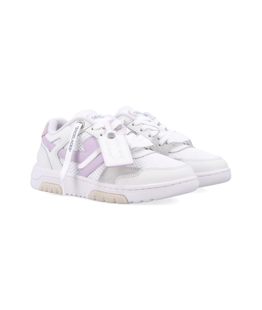 OFF-WHITE Белые кроссовки, фото 3