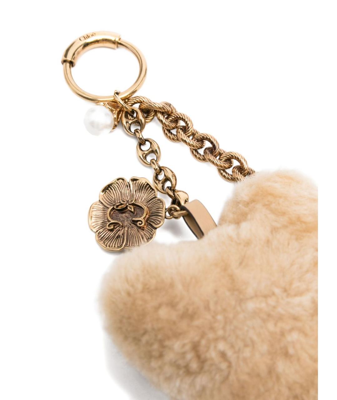 CHLOE Золотой брелок, фото 3