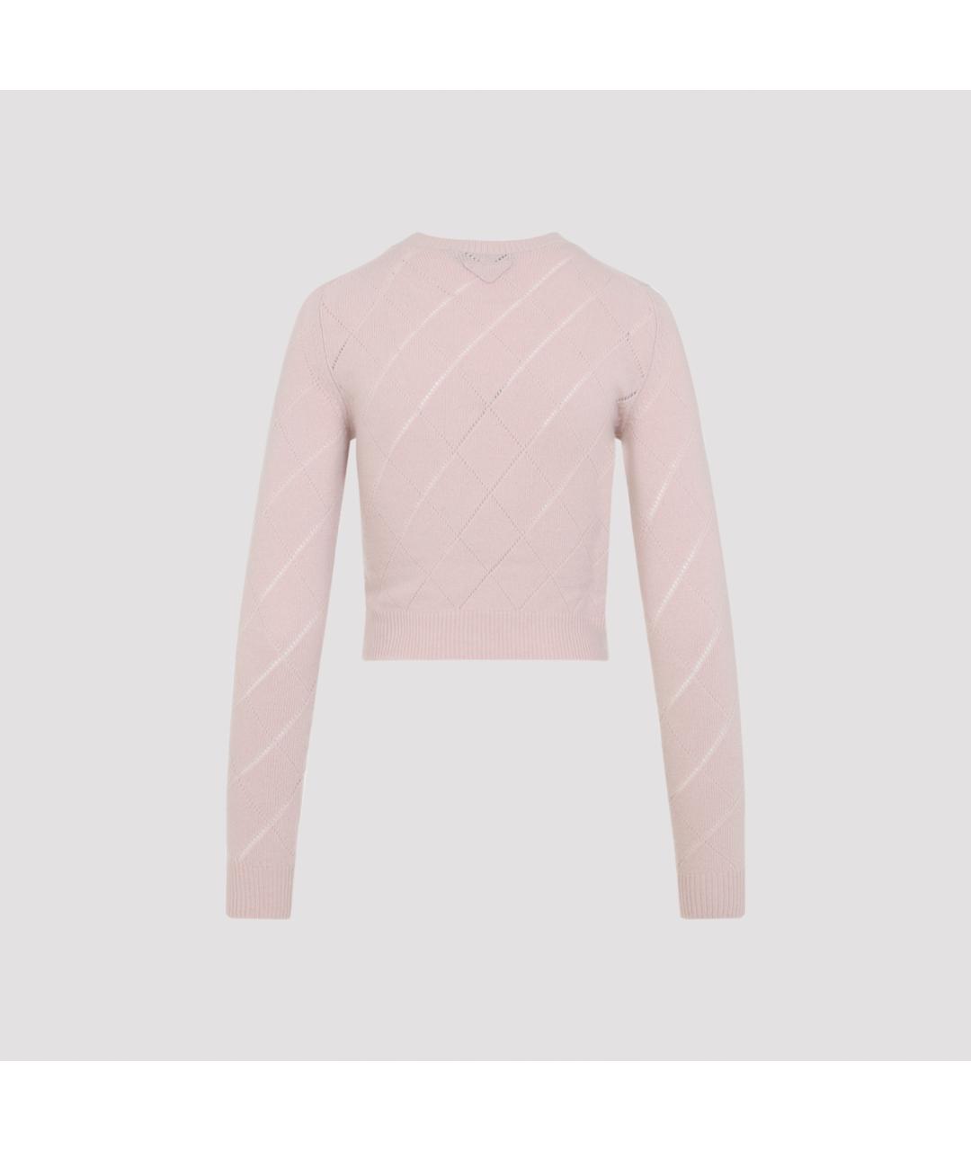 PRADA Розовый кашемировый джемпер / свитер, фото 3