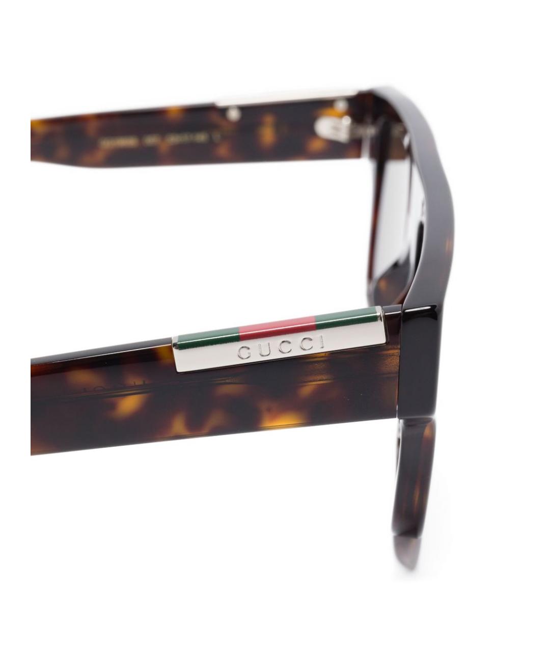 GUCCI Коричневые солнцезащитные очки, фото 3