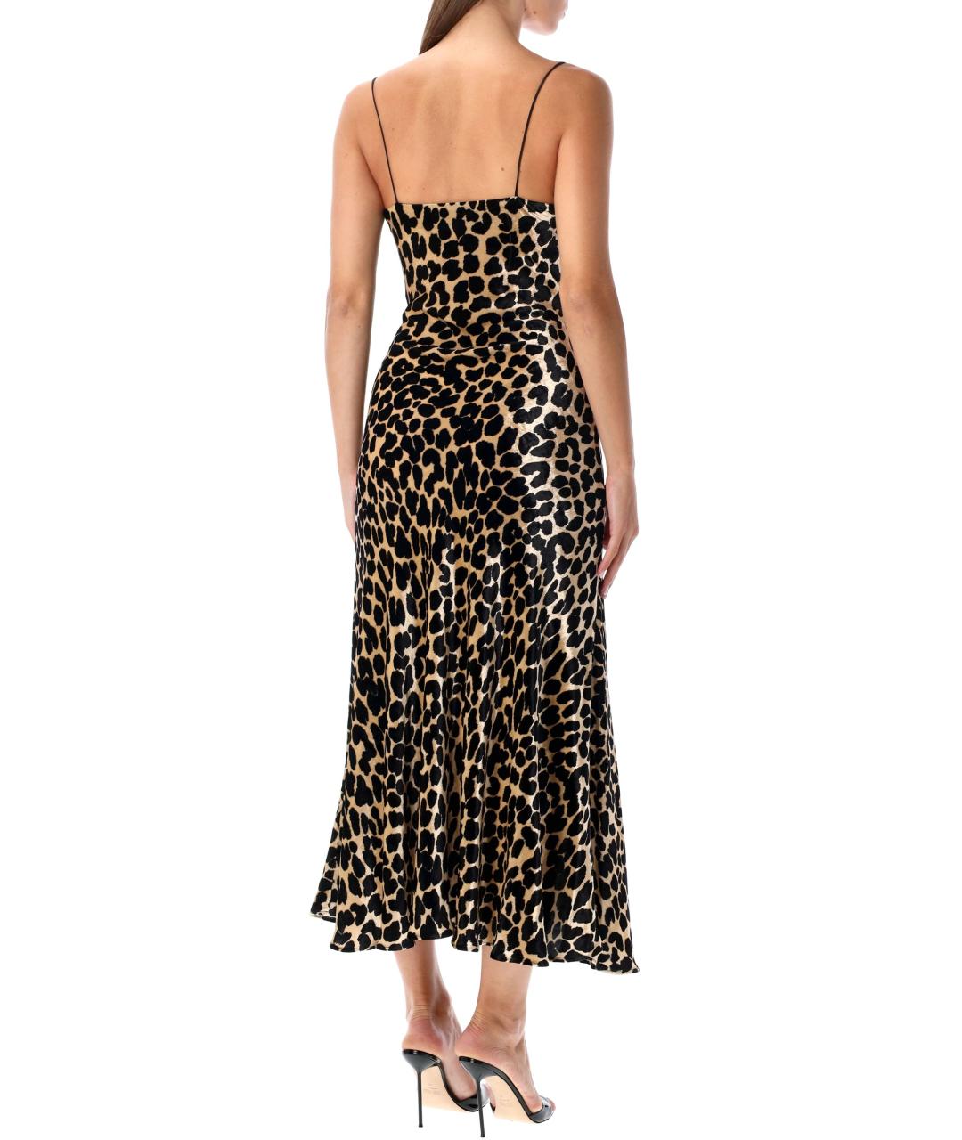 BALMAIN Мульти вискозное повседневное платье, фото 3