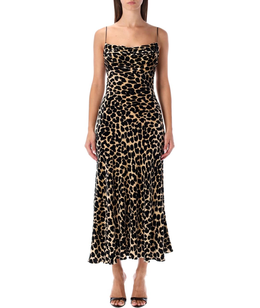 BALMAIN Мульти вискозное повседневное платье, фото 2