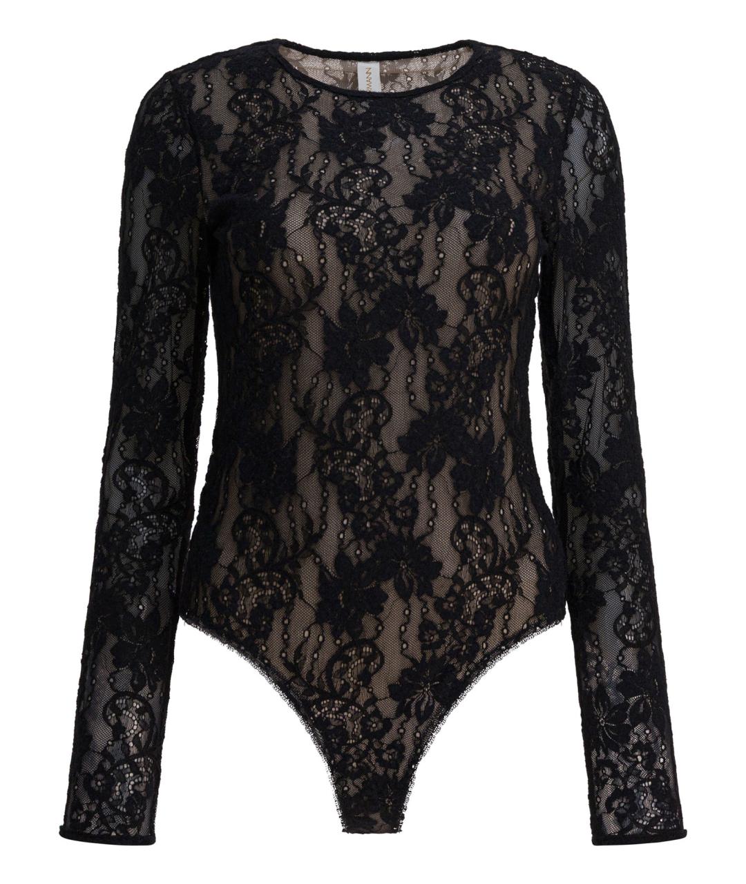 ZIMMERMANN Черное полиамидовое боди, фото 1