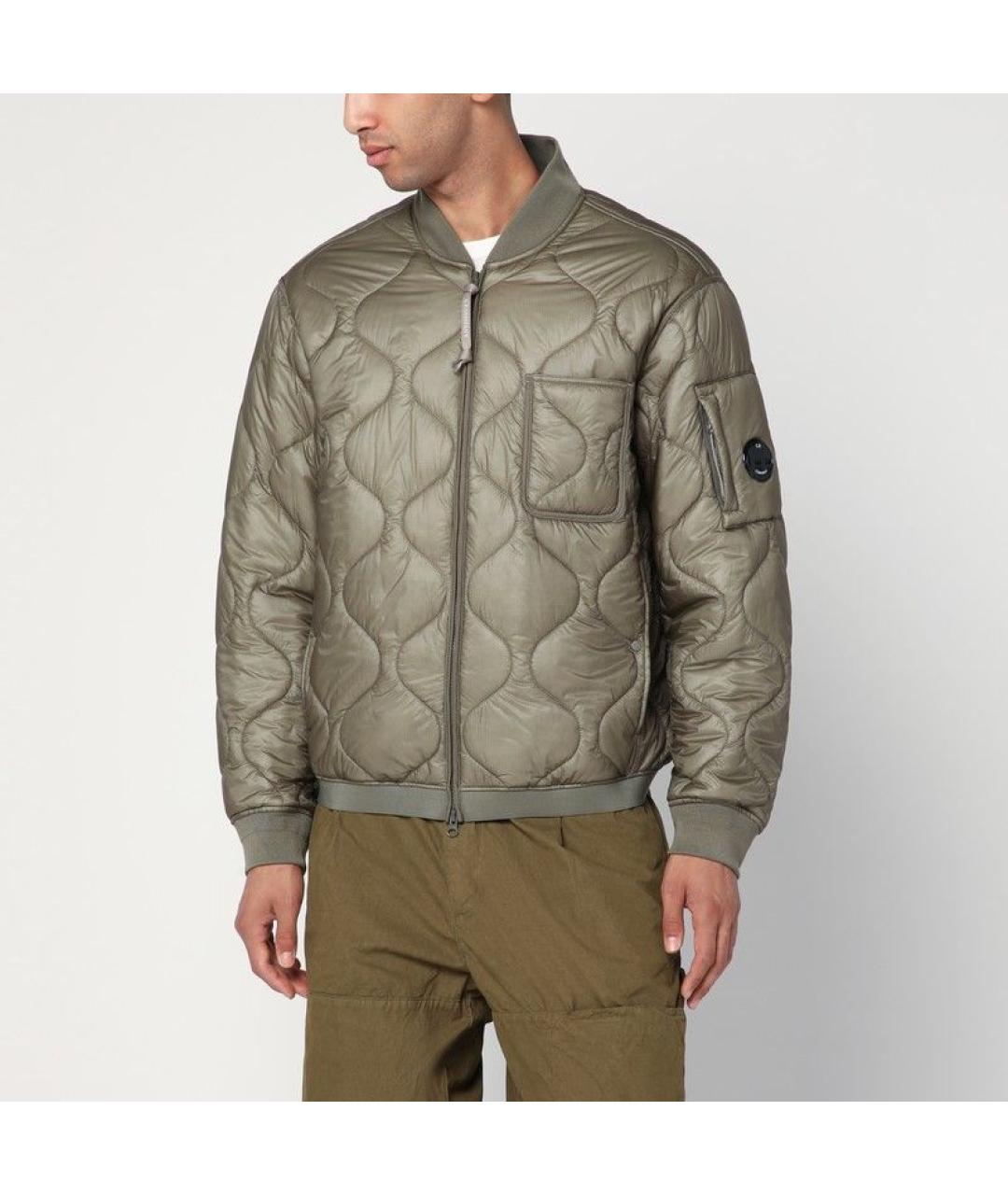 CP COMPANY Хаки полиэстеровая куртка, фото 2