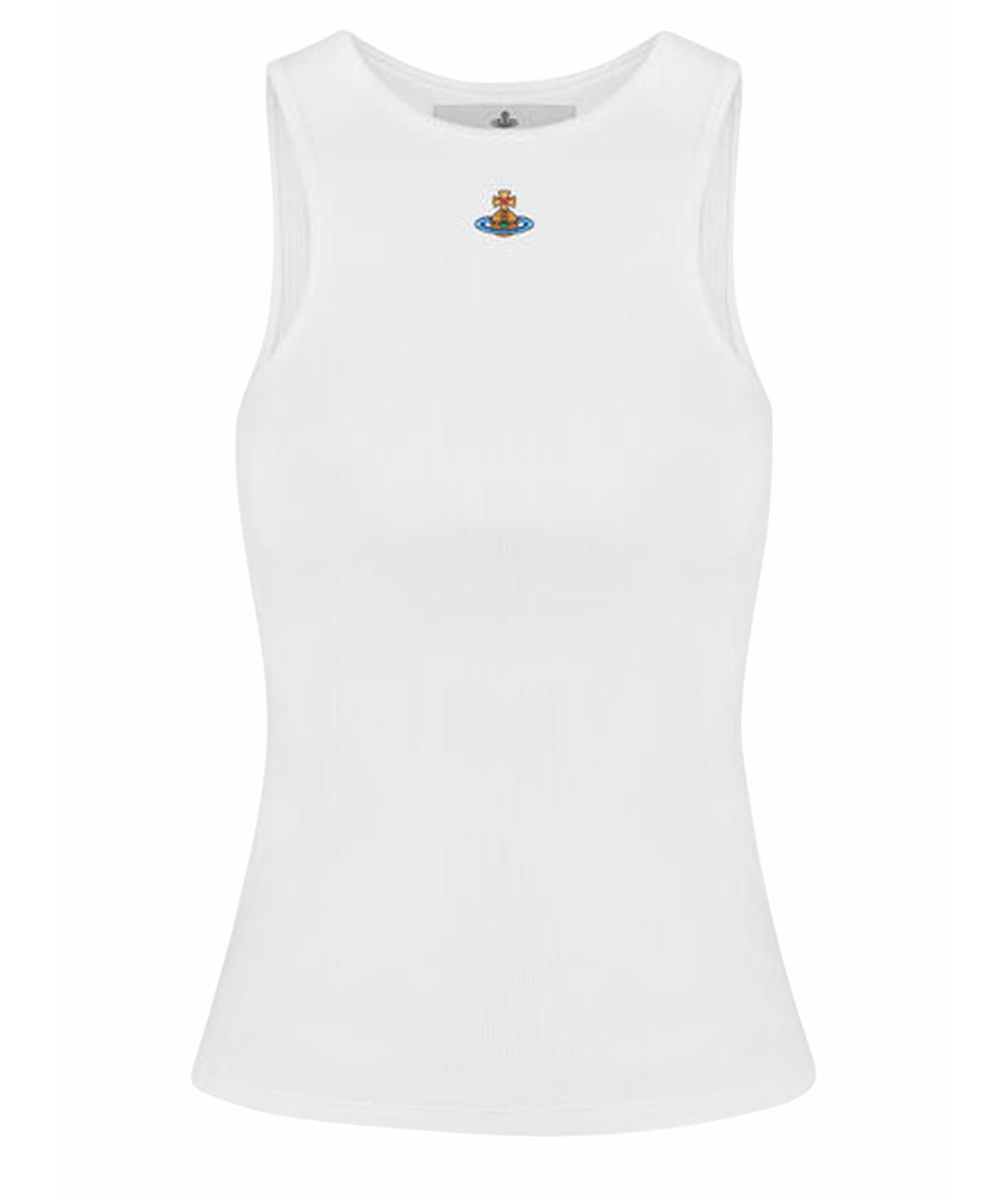 VIVIENNE WESTWOOD Белая хлопковая майка, фото 1