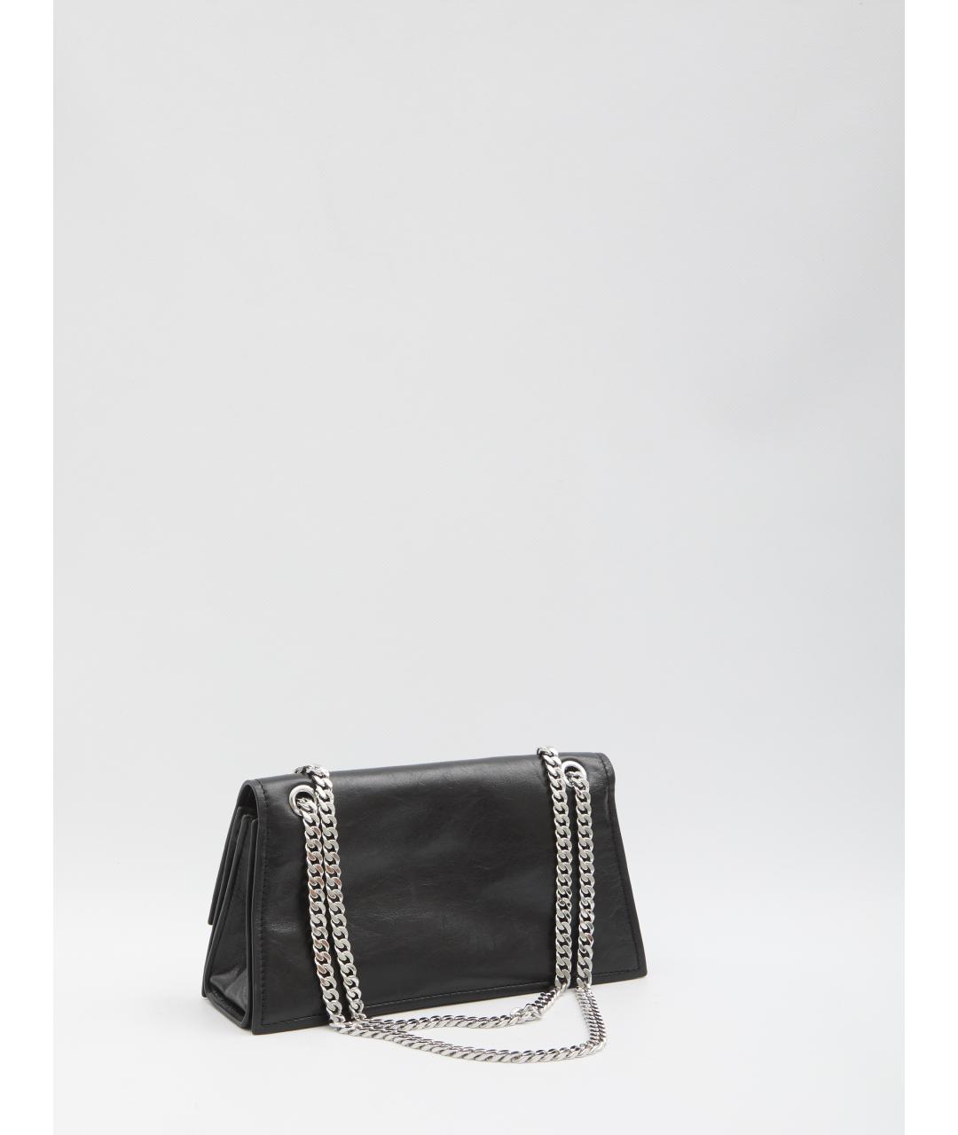 TORY BURCH Черная кожаная сумка через плечо, фото 2