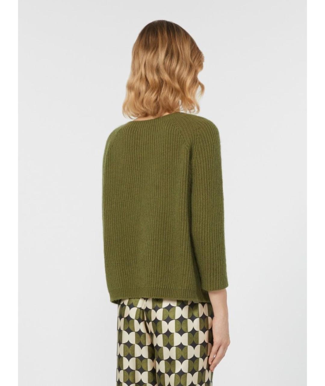 WEEKEND MAX MARA Зеленый полиамидовый джемпер / свитер, фото 3