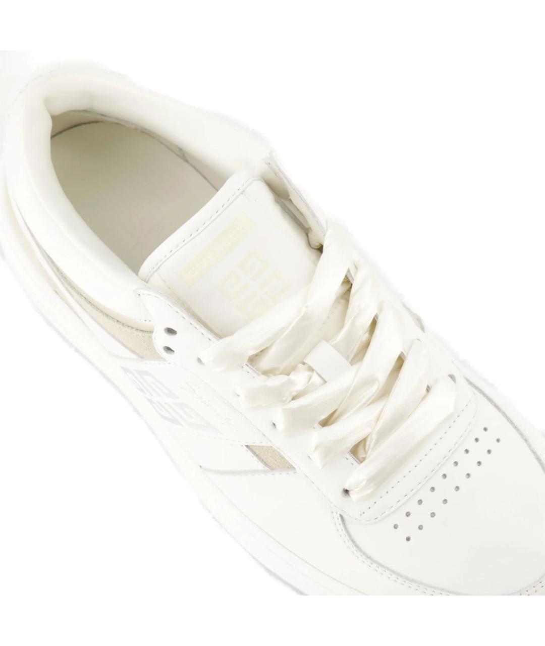 GIVENCHY Белые кожаные кроссовки, фото 4