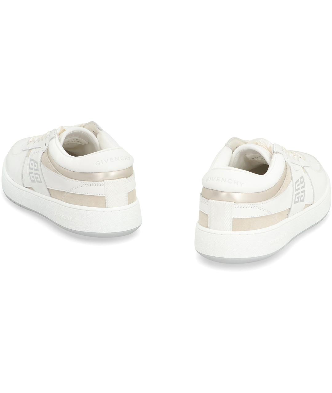 GIVENCHY Белые кожаные кроссовки, фото 3
