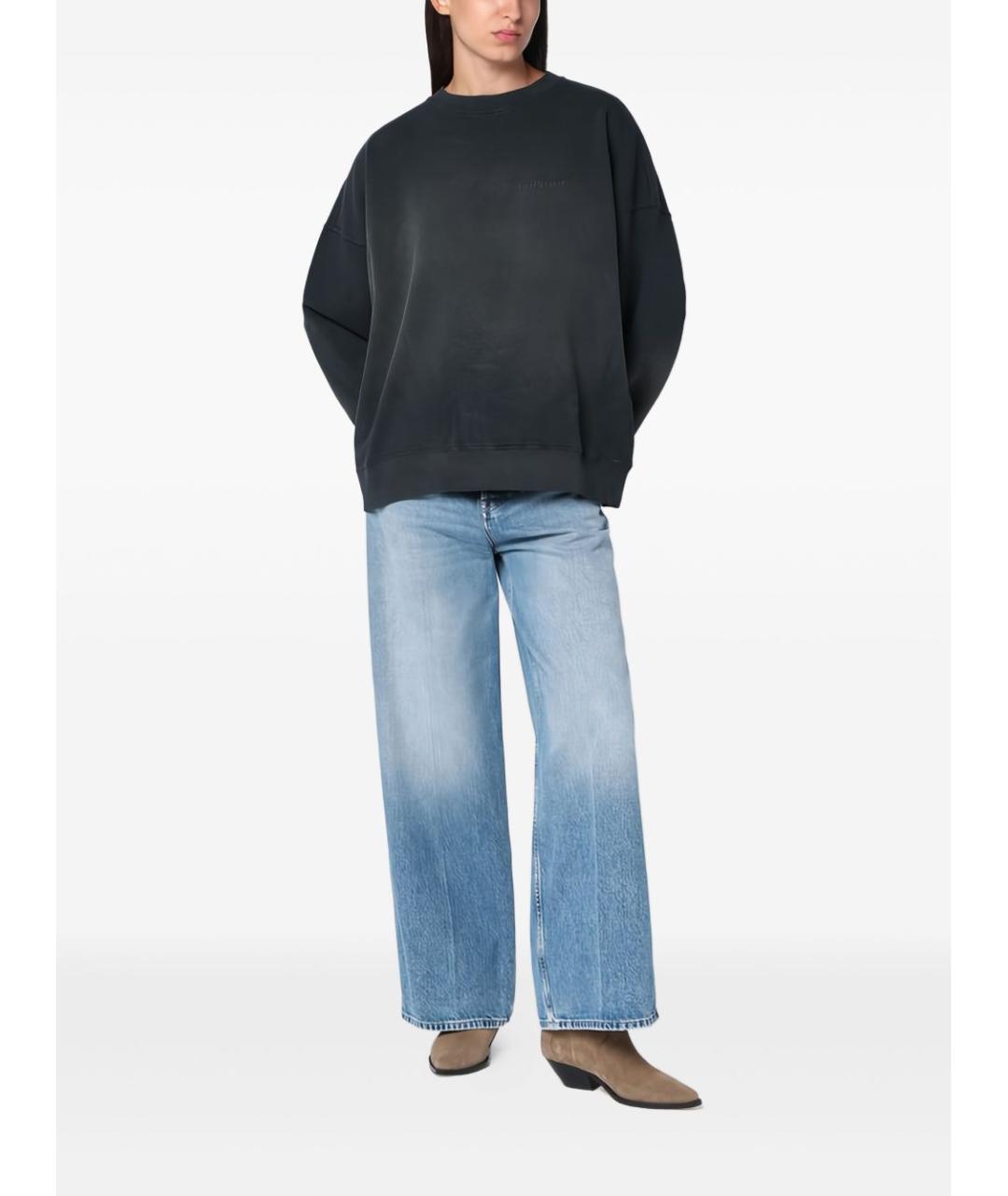 GOLDEN GOOSE DELUXE BRAND Черный хлопковый джемпер / свитер, фото 3