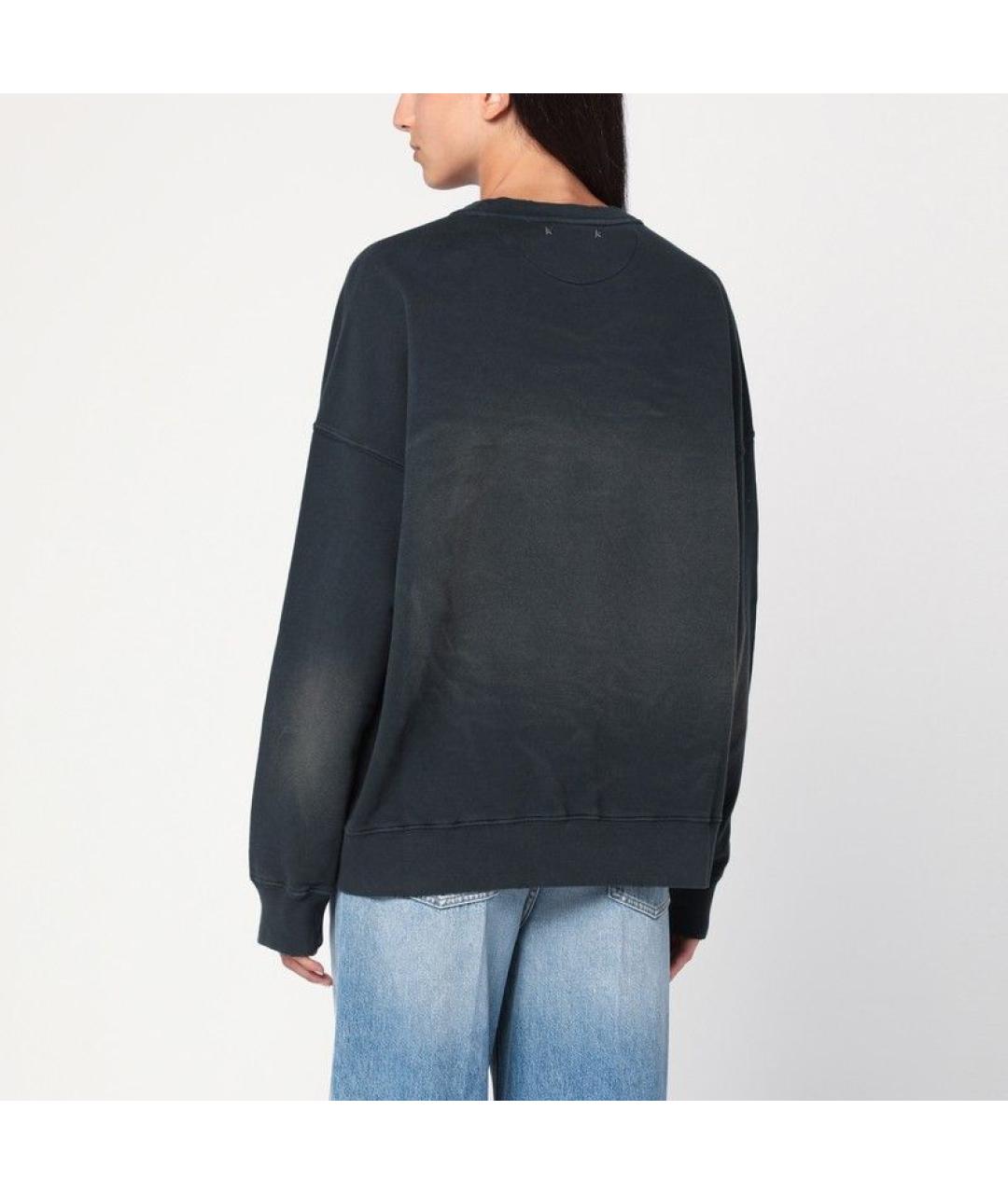 GOLDEN GOOSE DELUXE BRAND Черный хлопковый джемпер / свитер, фото 2