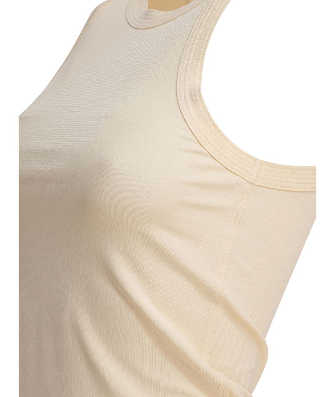 TOTEME Белая вискозная майка, фото 4