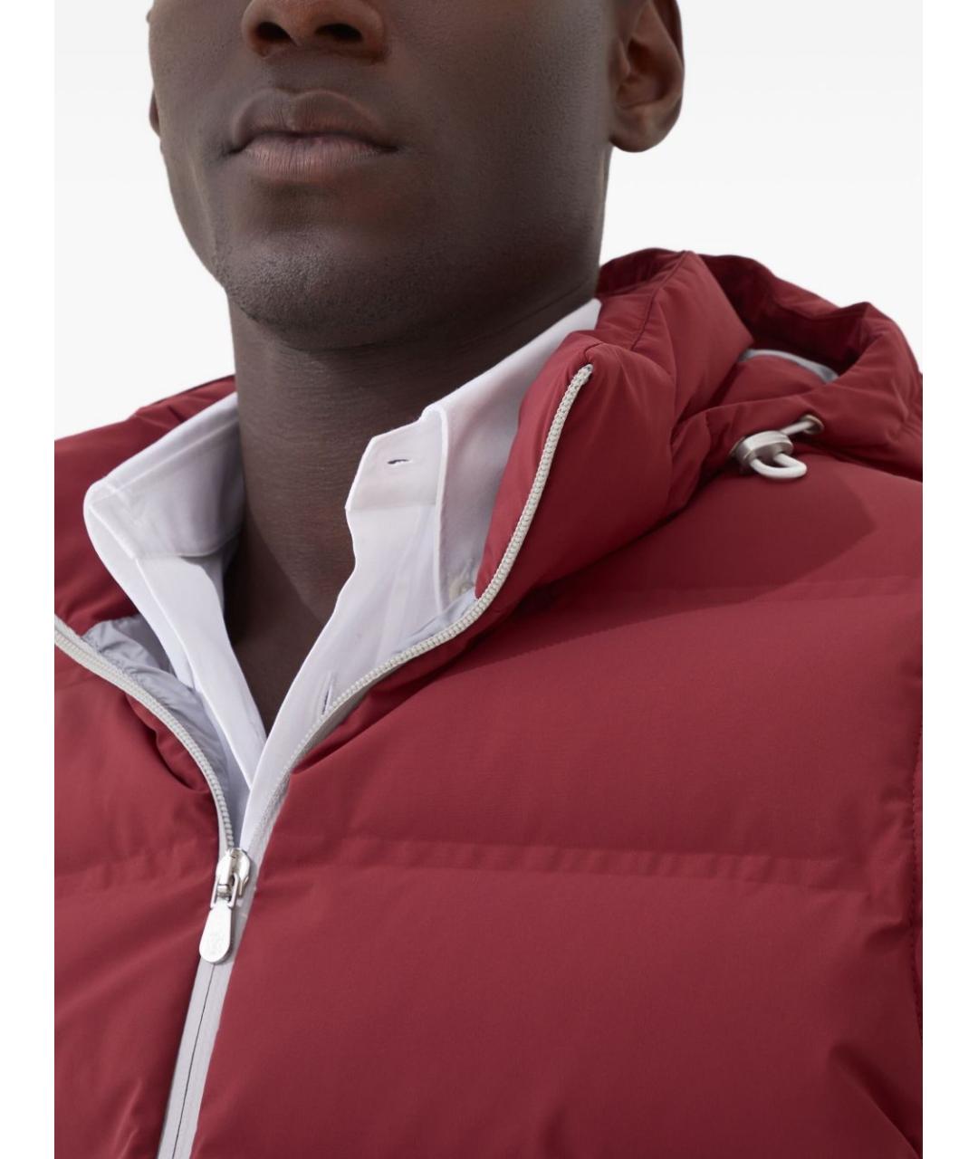 BRUNELLO CUCINELLI Красный жилет, фото 5